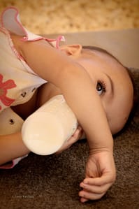 Baby in Zaatari © Tom Rübenach