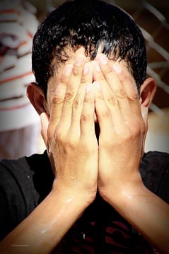 Junge aus dem Krieg in Syrien, jetzt in Zaatari © Tom Rübenach