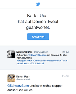Allah wird es richten: Antwort auf einen meiner Tweets 2016