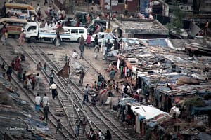 Leben neben Schienen auch am 1. Mai (c) Tom Ruebenach