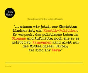 Leere Phrasen, glatte Fasade: die neue FDP © toDom.org