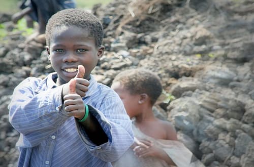 Junge im Tschad, Nachbar Afrika © Tom Rübenach