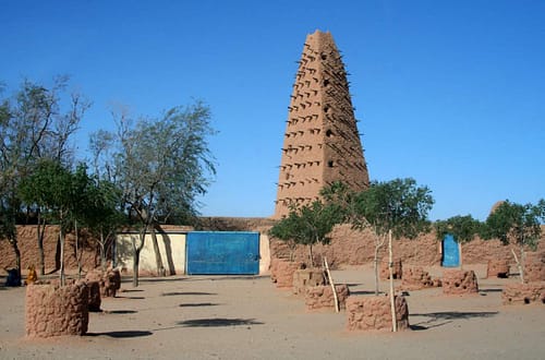 Moschee in Agadez im Niger © Tom Rübenach