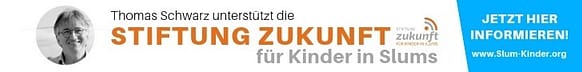 Anzeige für die "Stiftung Zukunft für Kinder in Slums"